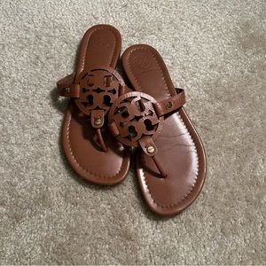 Tory Burch Miller Sandal Vintage Vachetta (cognac brown) size 6.5